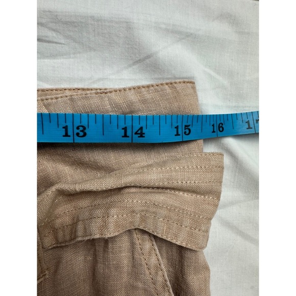 Nicole Miller New York Linen Wide Leg Belted High Waisted Pants Women's Size 8 - Picture 6 of 12